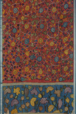 Image of Kalamkari Painting Saree