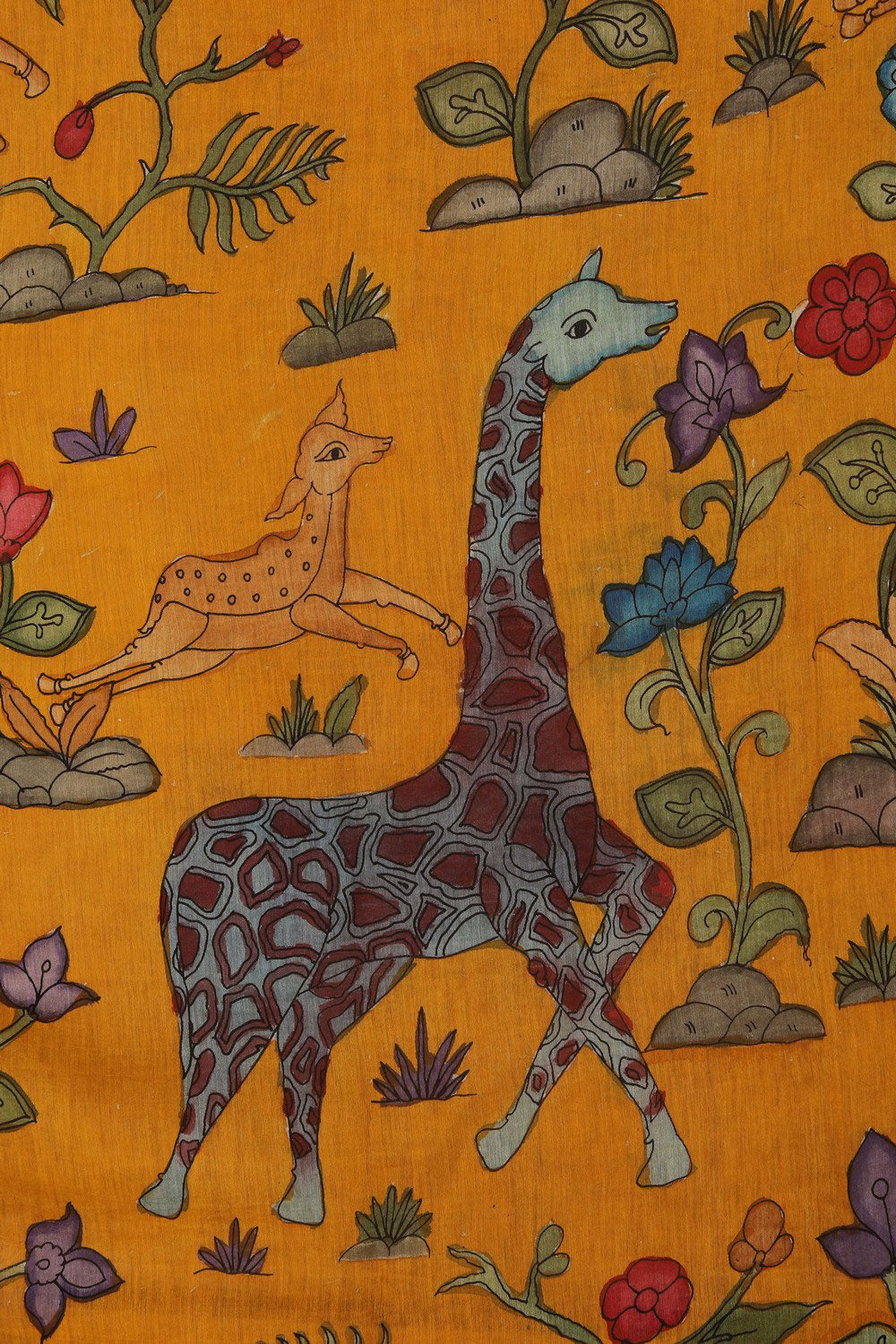 Kalamkari Painting Saree