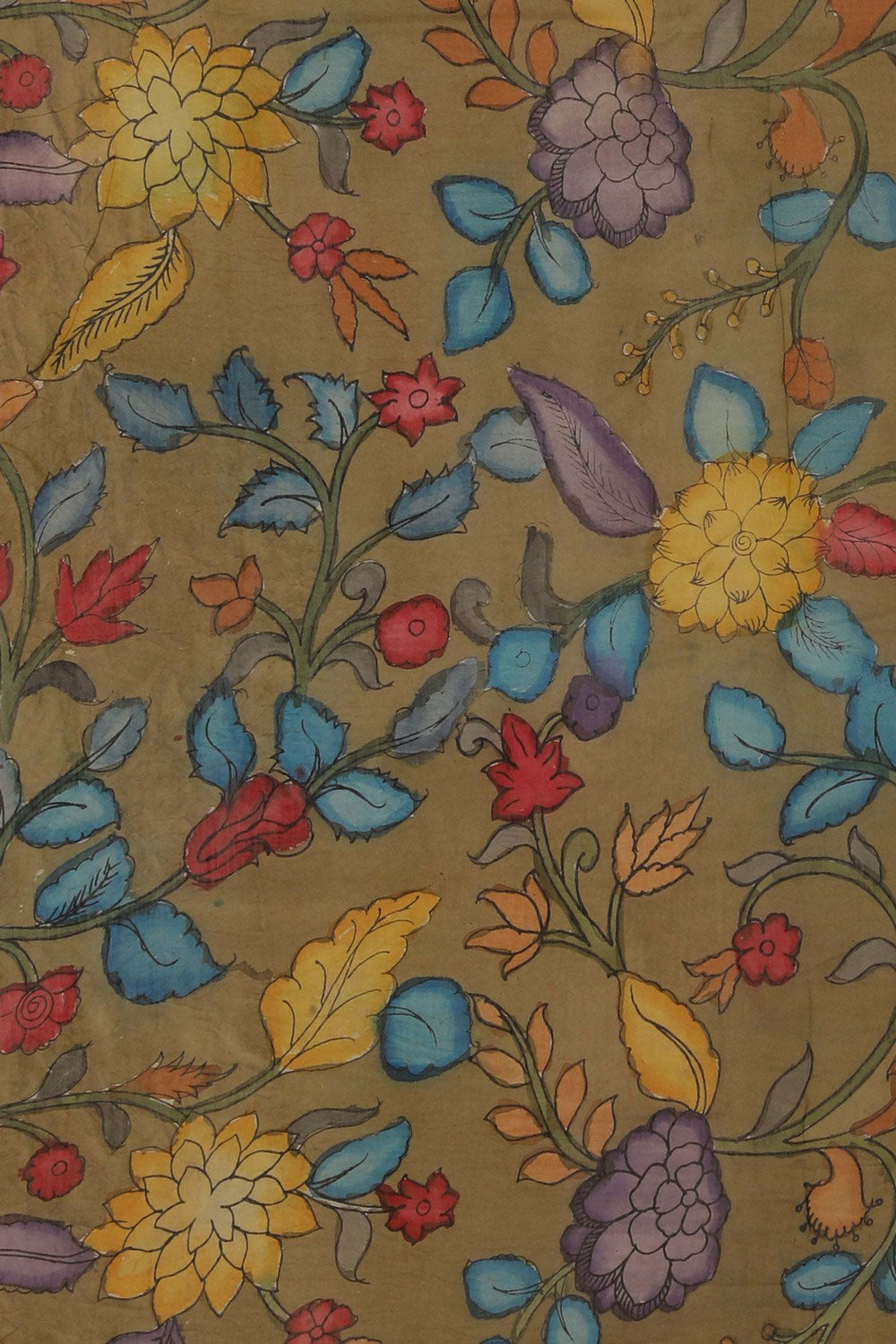 Image of Kalamkari Painting Saree