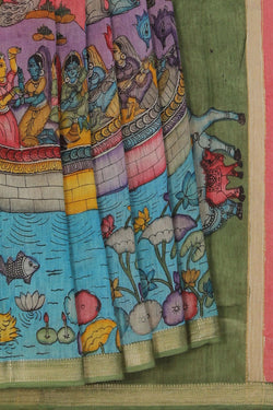 Image of Kalamkari Painting Saree