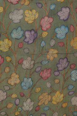Image of Kalamkari Painting Saree