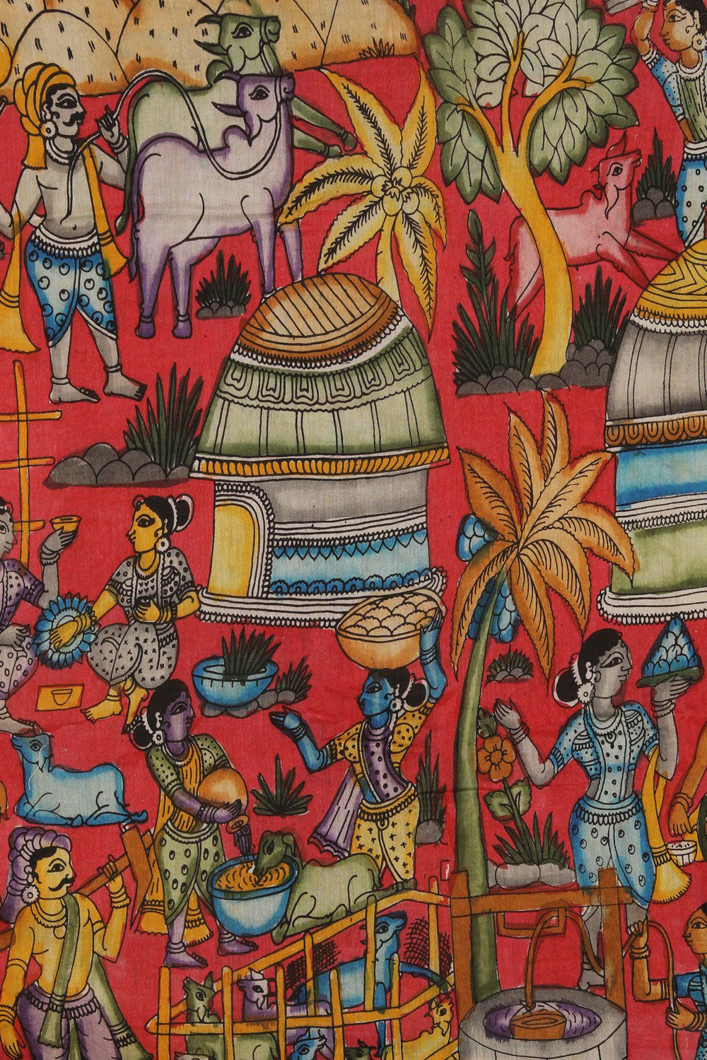 Image of Kalamkari Painting Saree