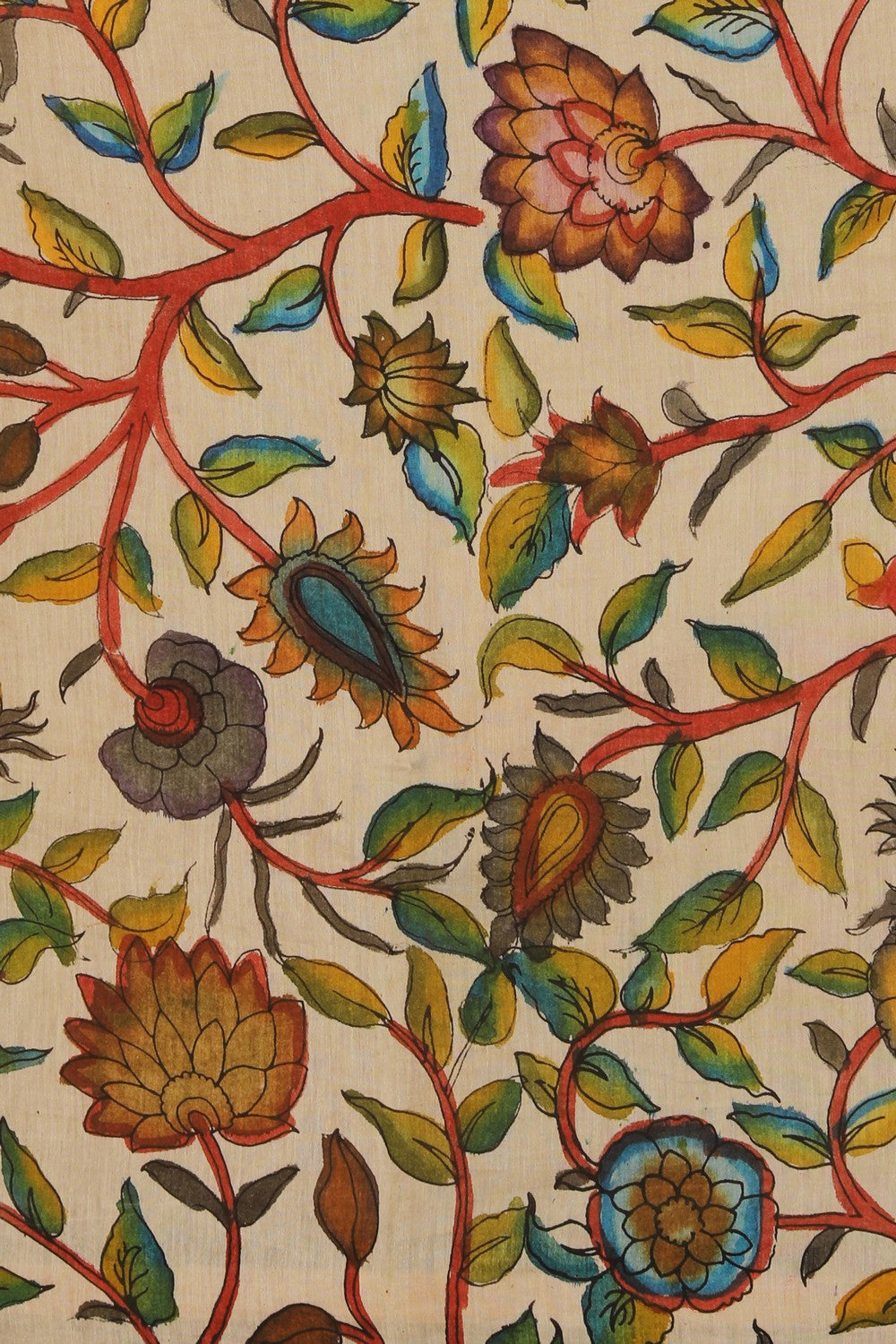 Image of Kalamkari Painting Saree