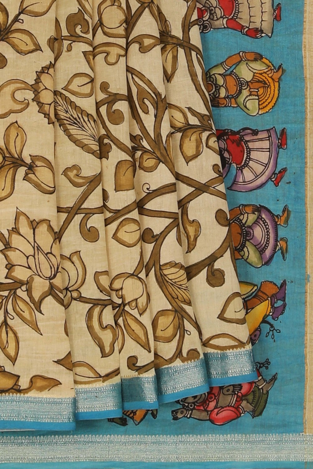 Kalamkari Painting Saree