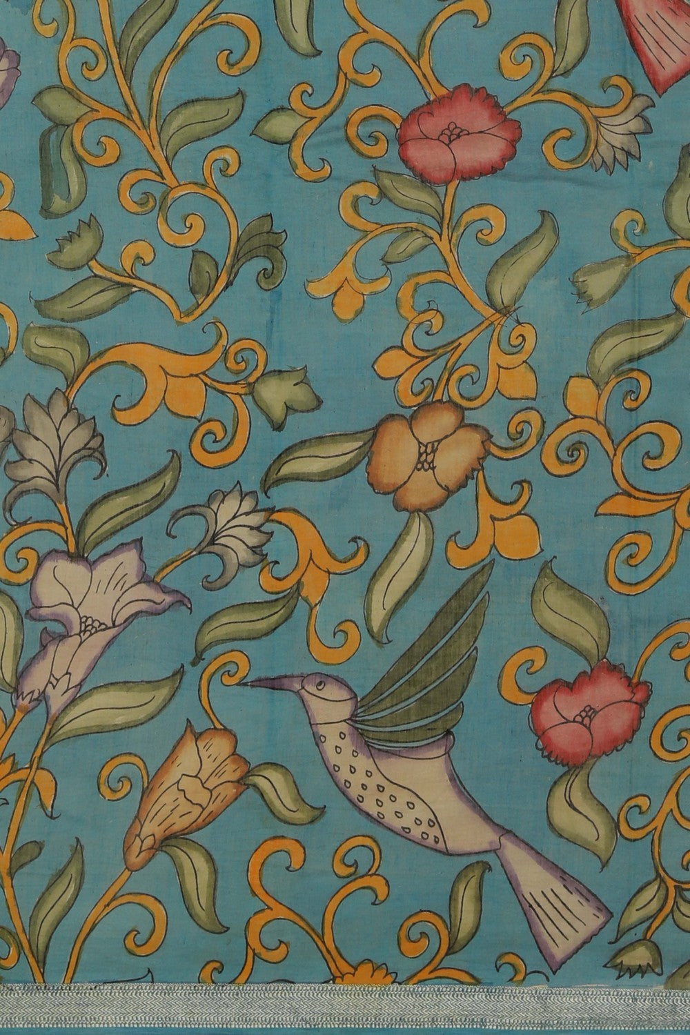 Kalamkari Painting Saree