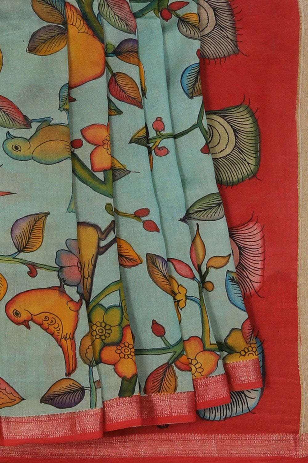 Image of Kalamkari Painting Saree