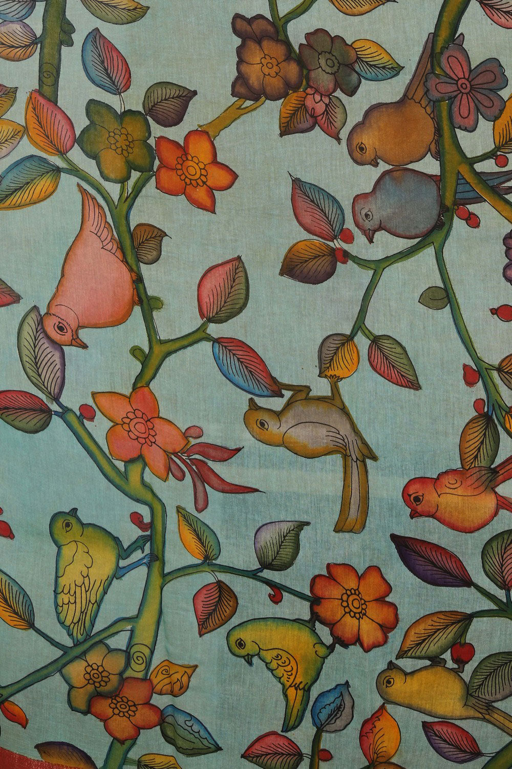 Kalamkari Painting Saree