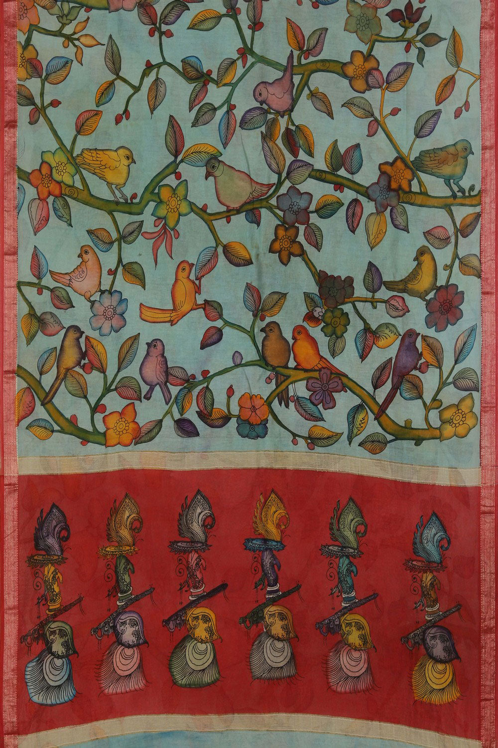 Image of Kalamkari Painting Saree