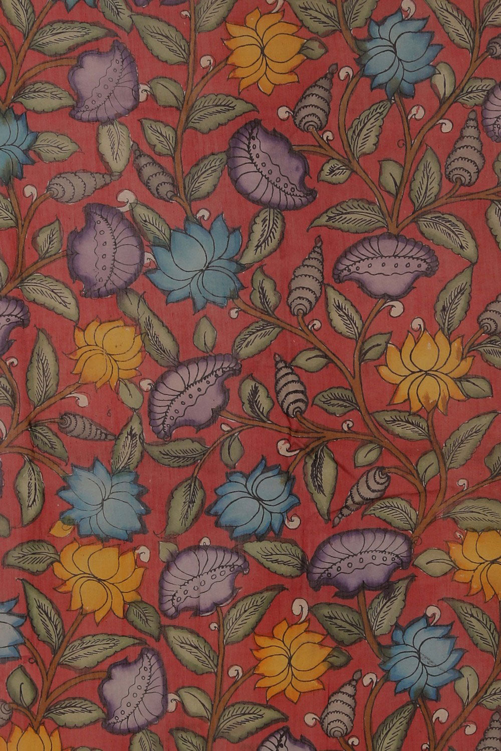 Image of Kalamkari Painting Saree