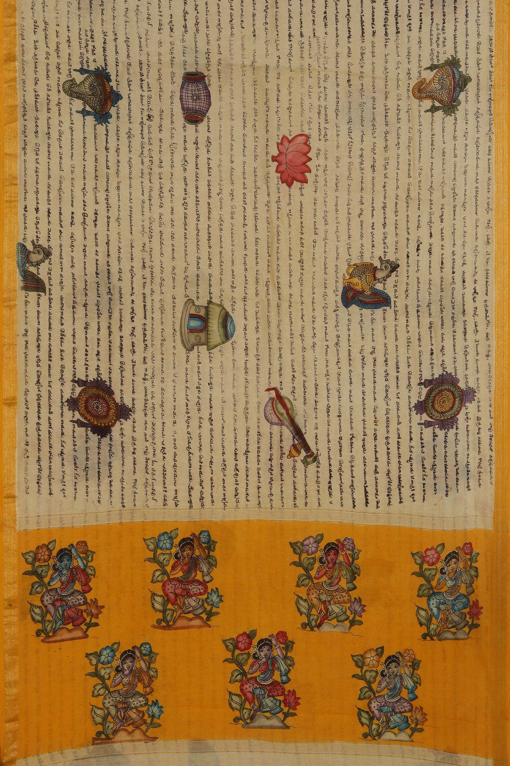 Kalamkari Painting Saree