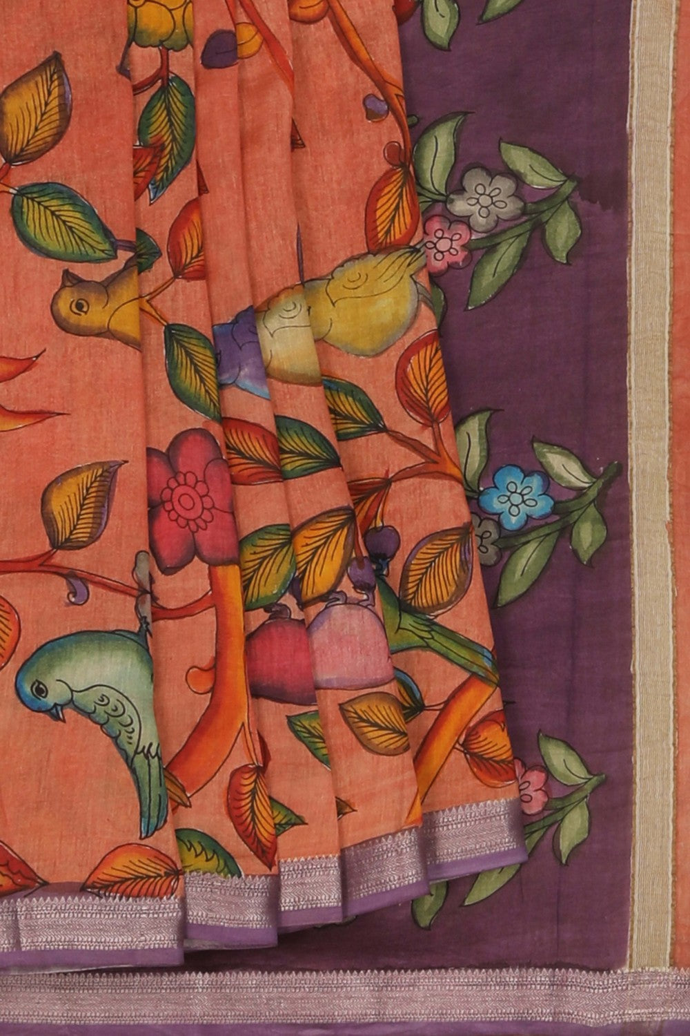 Image of Kalamkari Painting Saree