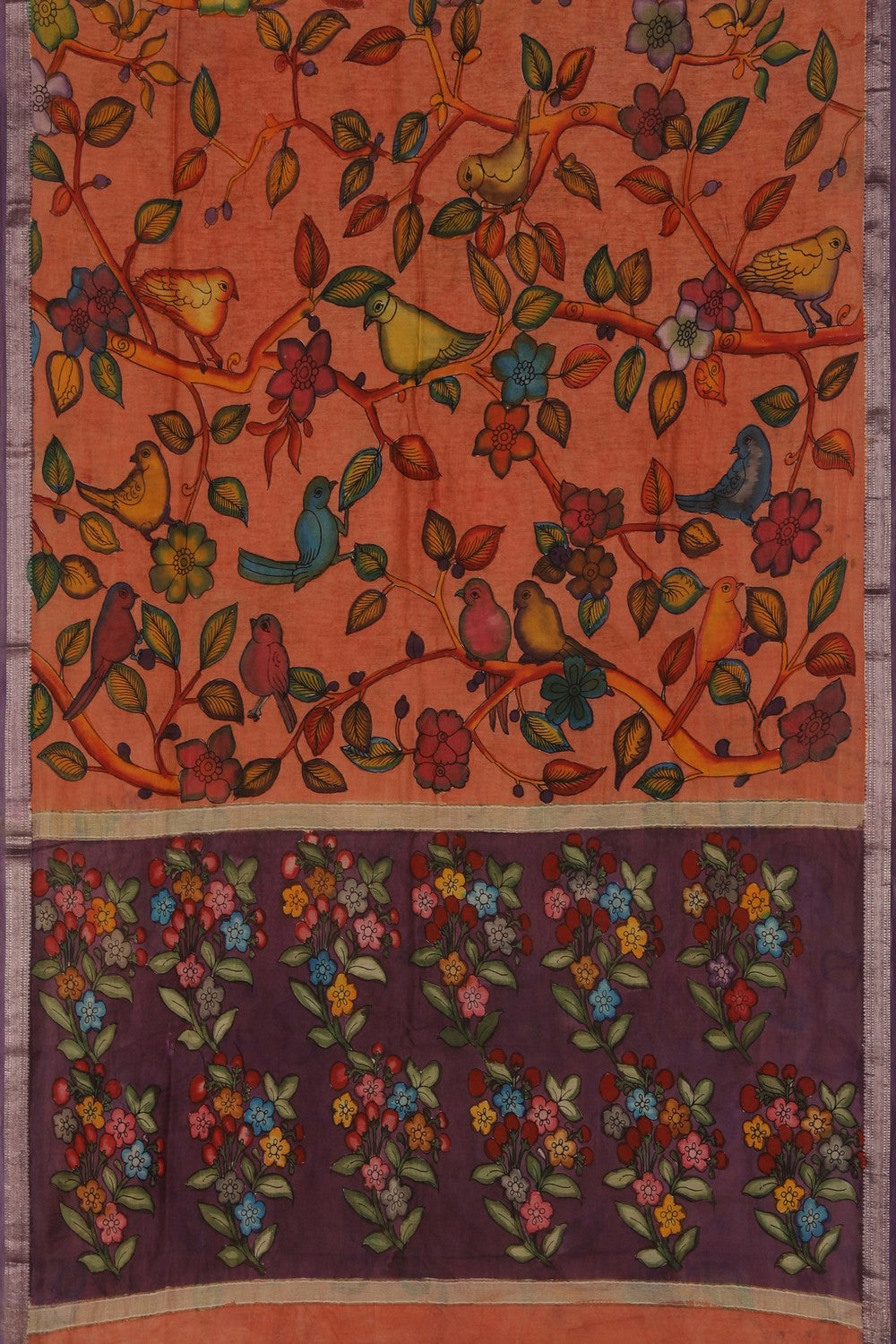 Image of Kalamkari Painting Saree