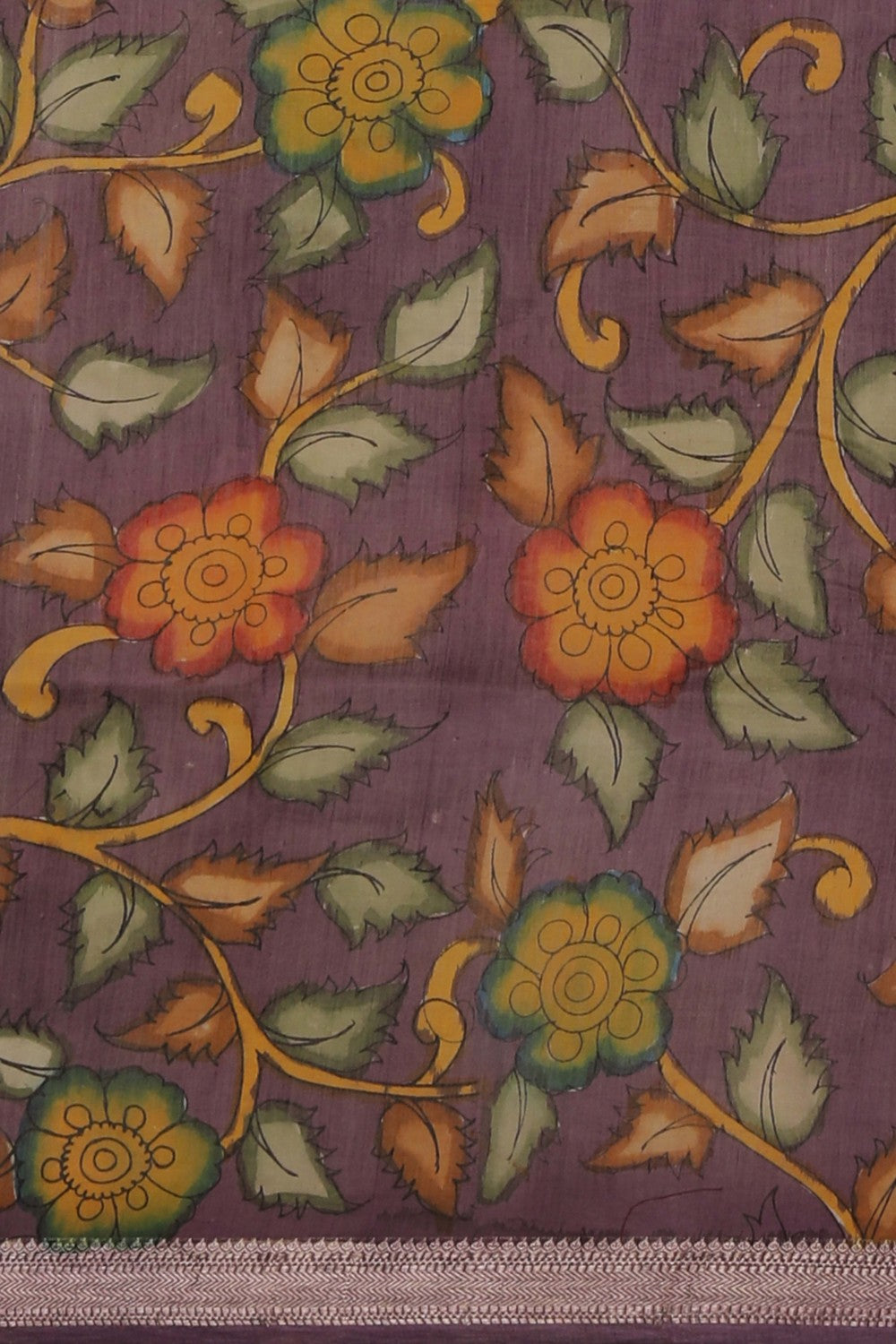 Kalamkari Painting Saree