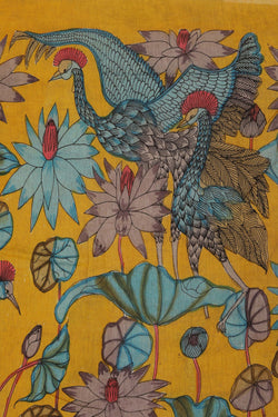 Image of Kalamkari Painting Saree