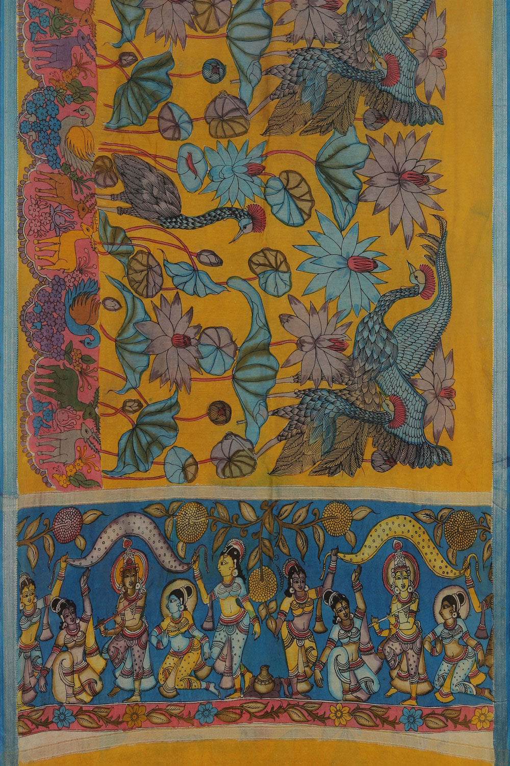 Kalamkari Painting Saree