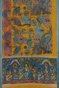 Image of Kalamkari Painting Saree