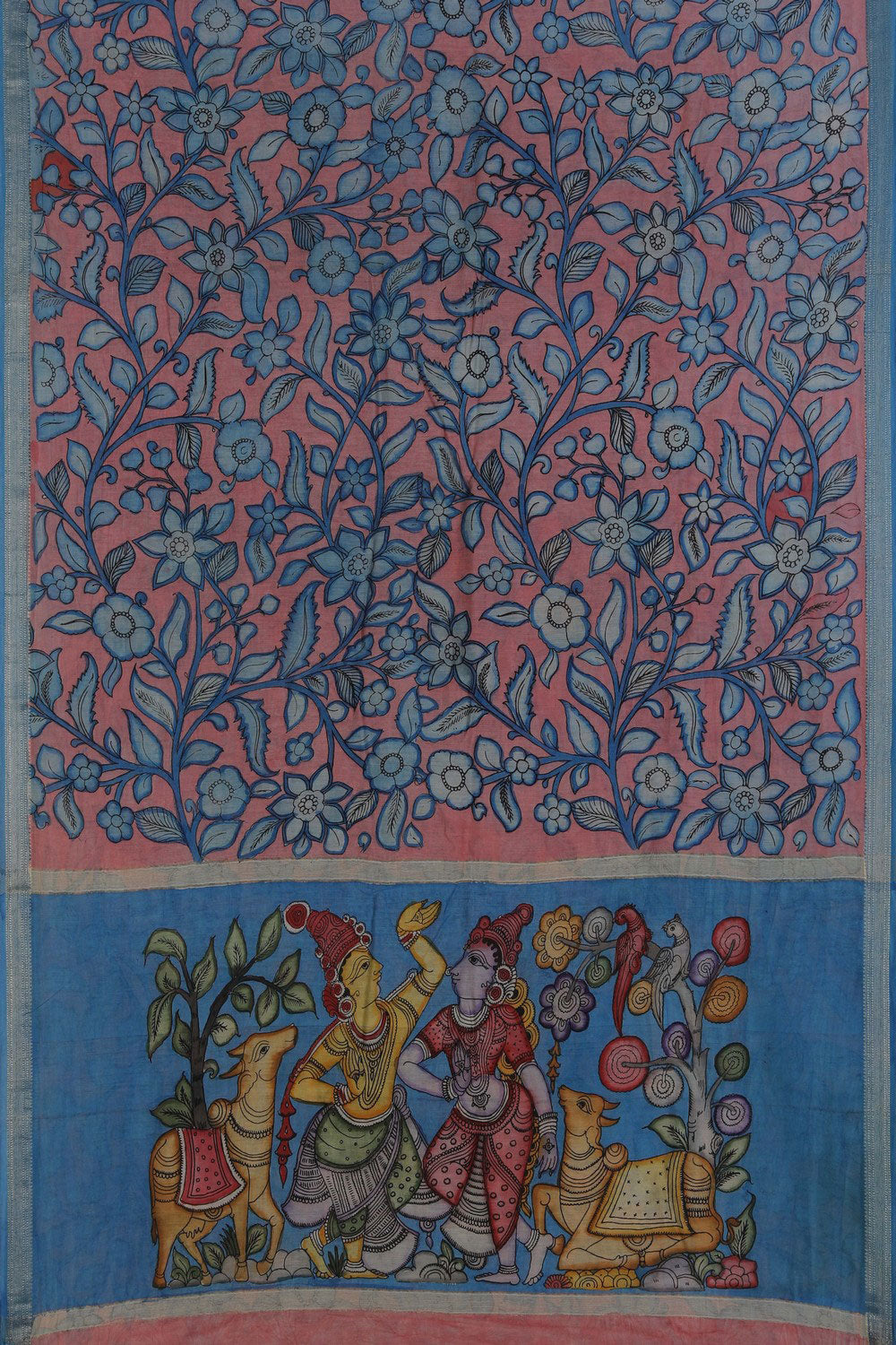 Image of Kalamkari Painting Saree