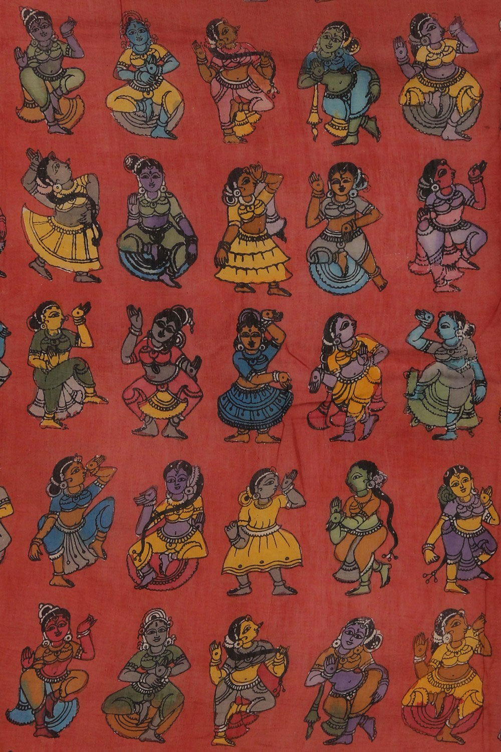Image of Kalamkari Painting Saree