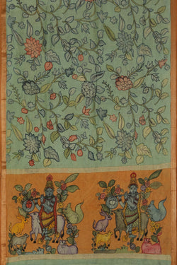 Image of Kalamkari Painting Saree