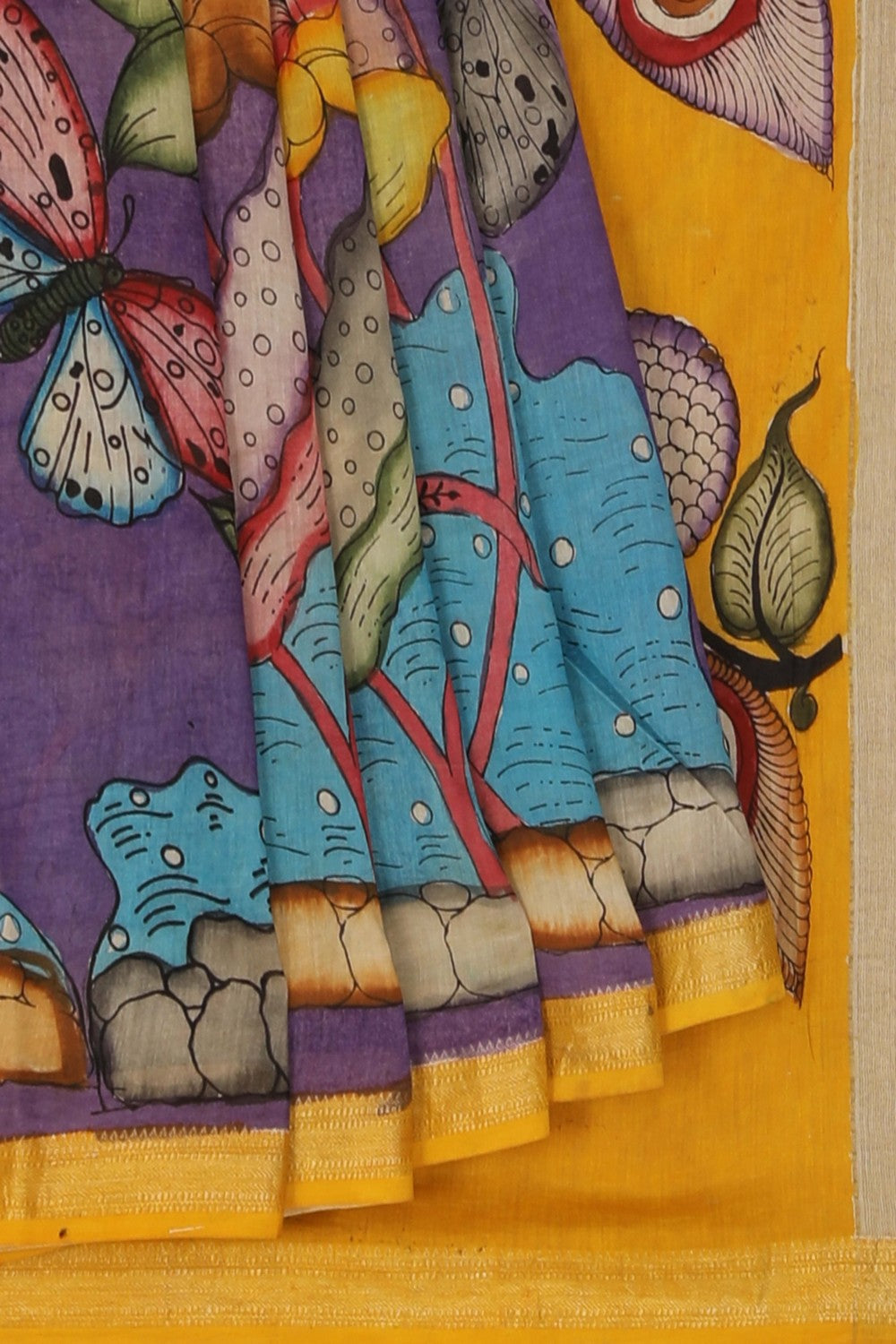 Kalamkari Painting Saree