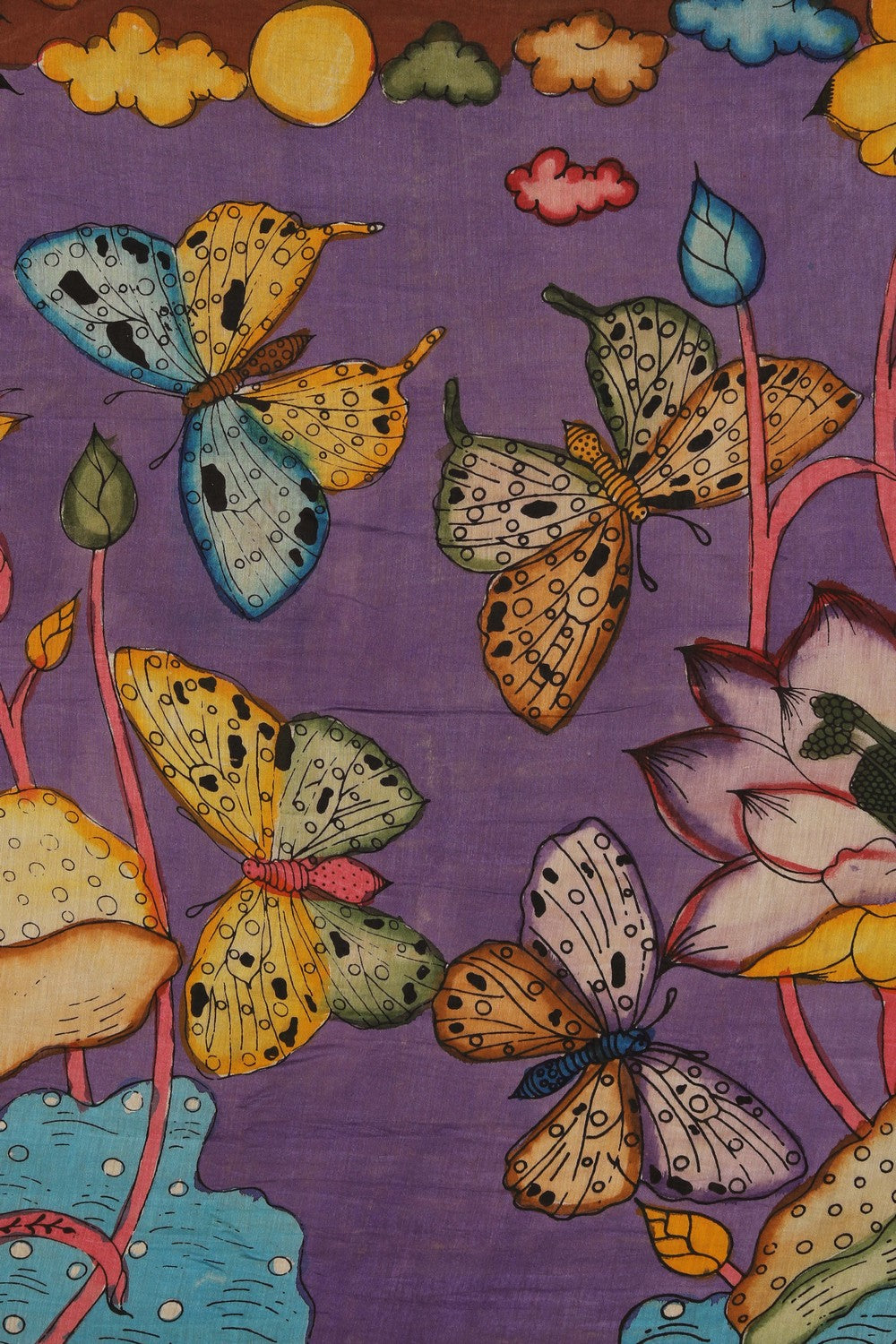 Image of Kalamkari Painting Saree