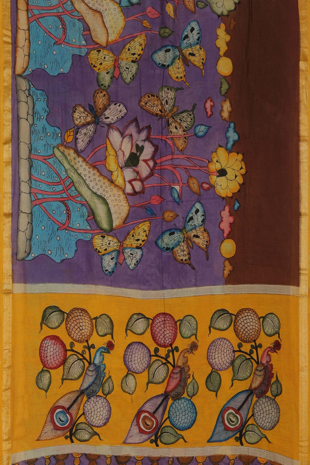 Image of Kalamkari Painting Saree