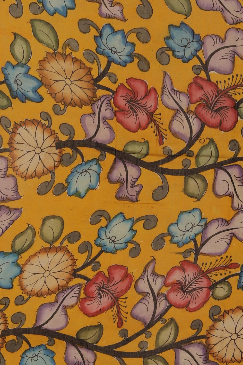 Kalamkari Painting Saree