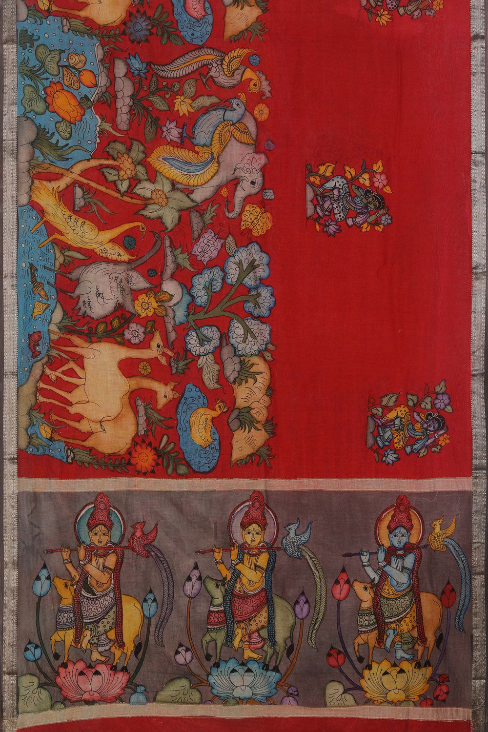 Kalamkari Painting Saree