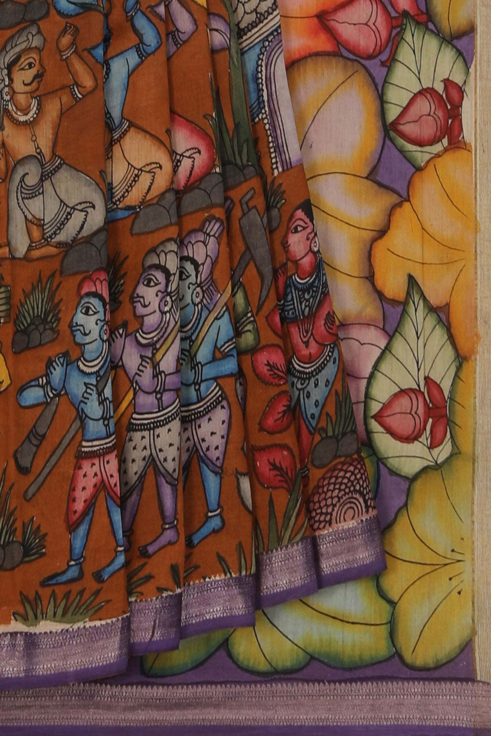 Image of Kalamkari Painting Saree