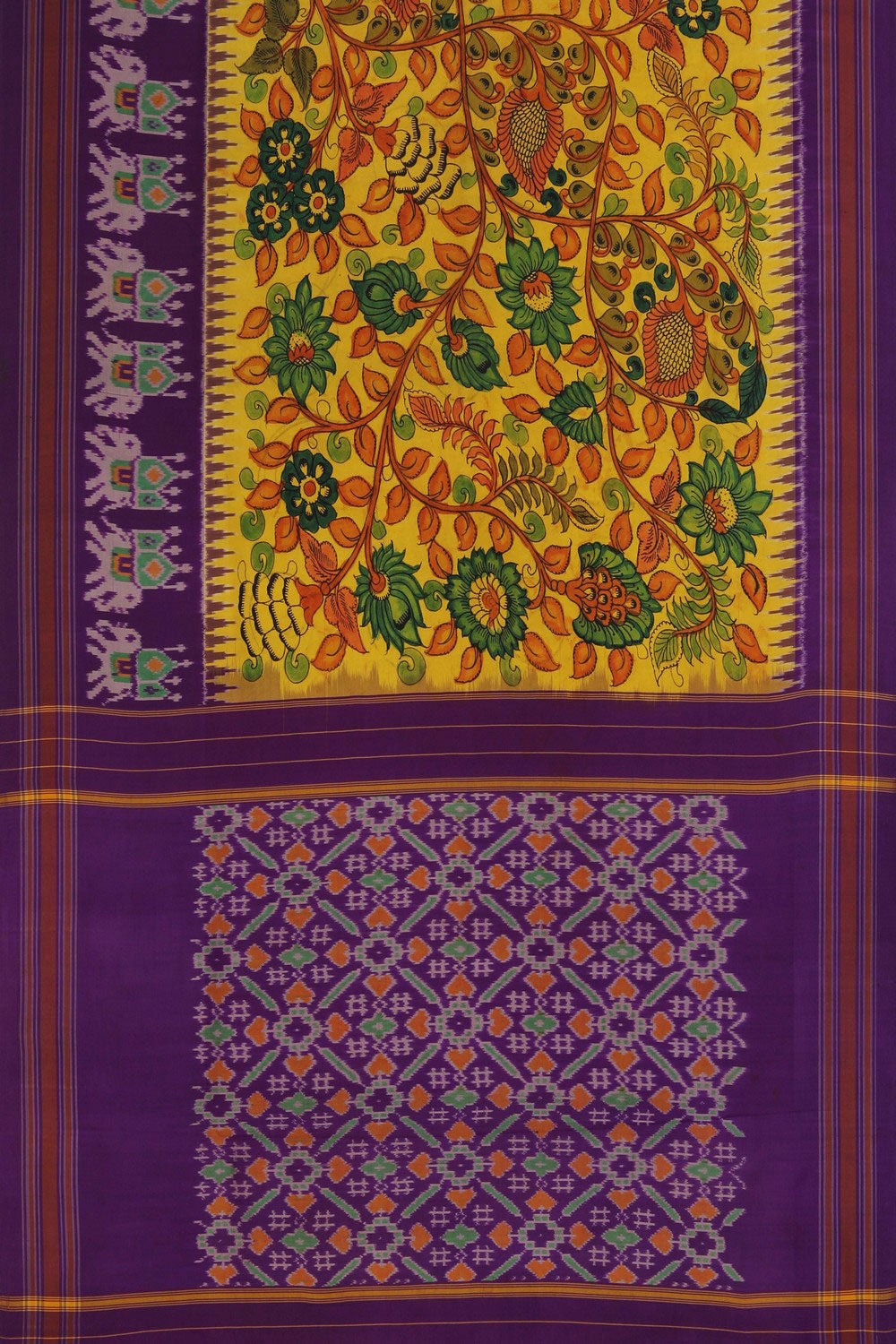 Kalamkari Painting Saree