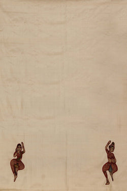 Image of Top Unstitched Tussar Fabric