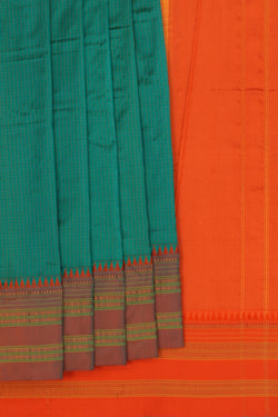 Image of Narayanpet Pure Silk Beige Saree