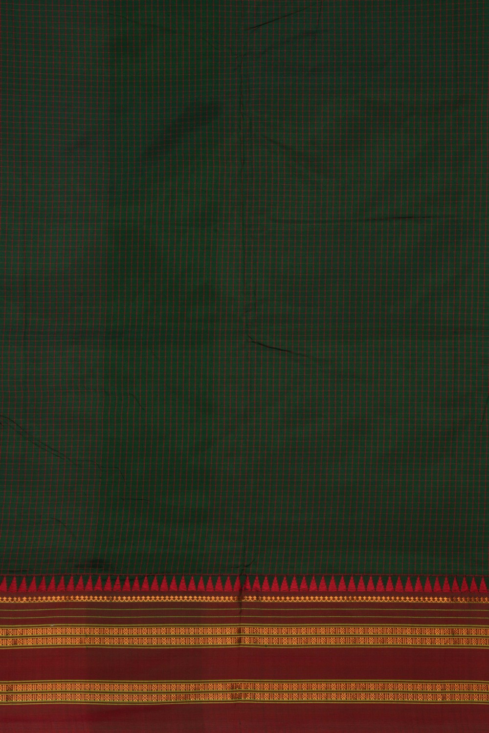 Narayanpet Pure Silk Green Saree
