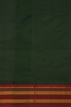 Image of Narayanpet Pure Silk Green Saree