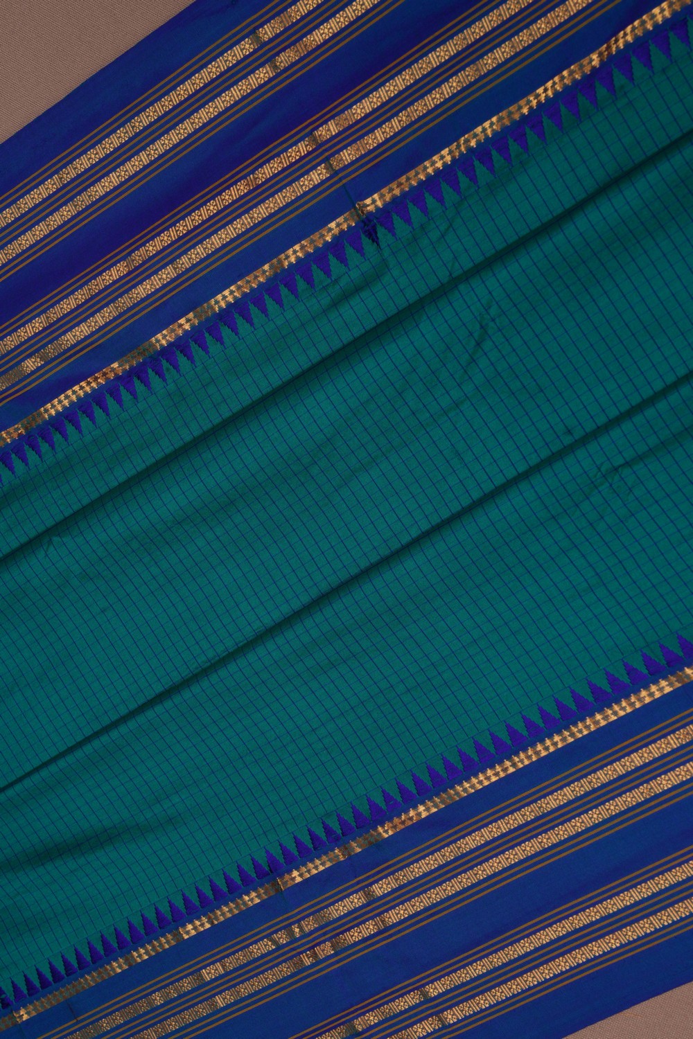 Narayanpet Pure Silk Beige Saree