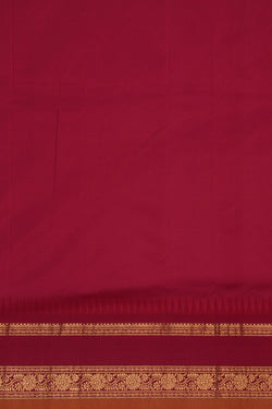 Image of Narayanpet Pure Silk Mustard Saree