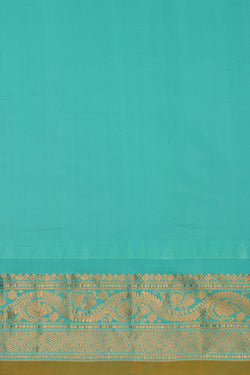 Image of Gadwal Silk Maroon Saree