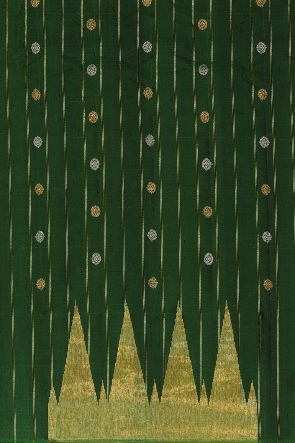Gadwal Silk Green Saree