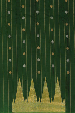 Image of Gadwal Silk Green Saree