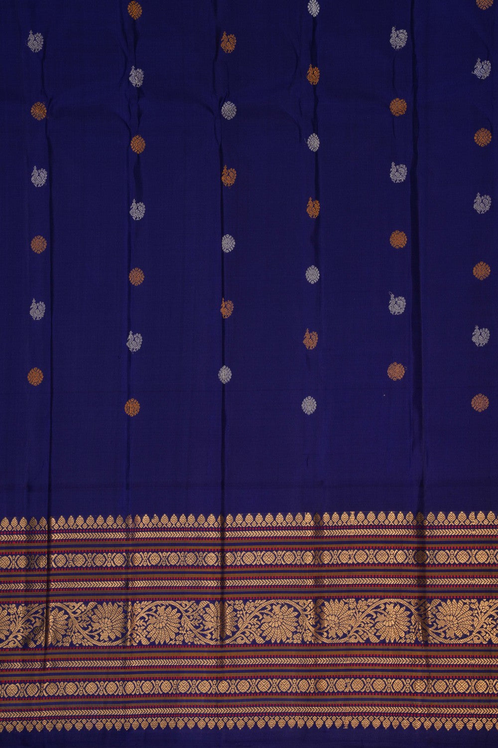 Gadwal Silk Yellow Saree