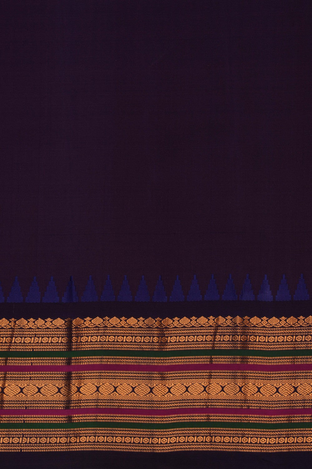 Gadwal Silk Sea Green Saree