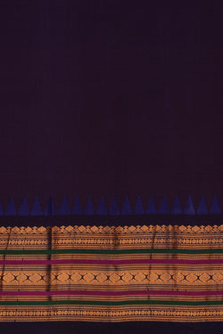 Image of Gadwal Silk Sea Green Saree