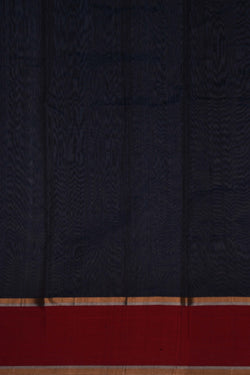 Image of Navy Blue Chanderi Saree