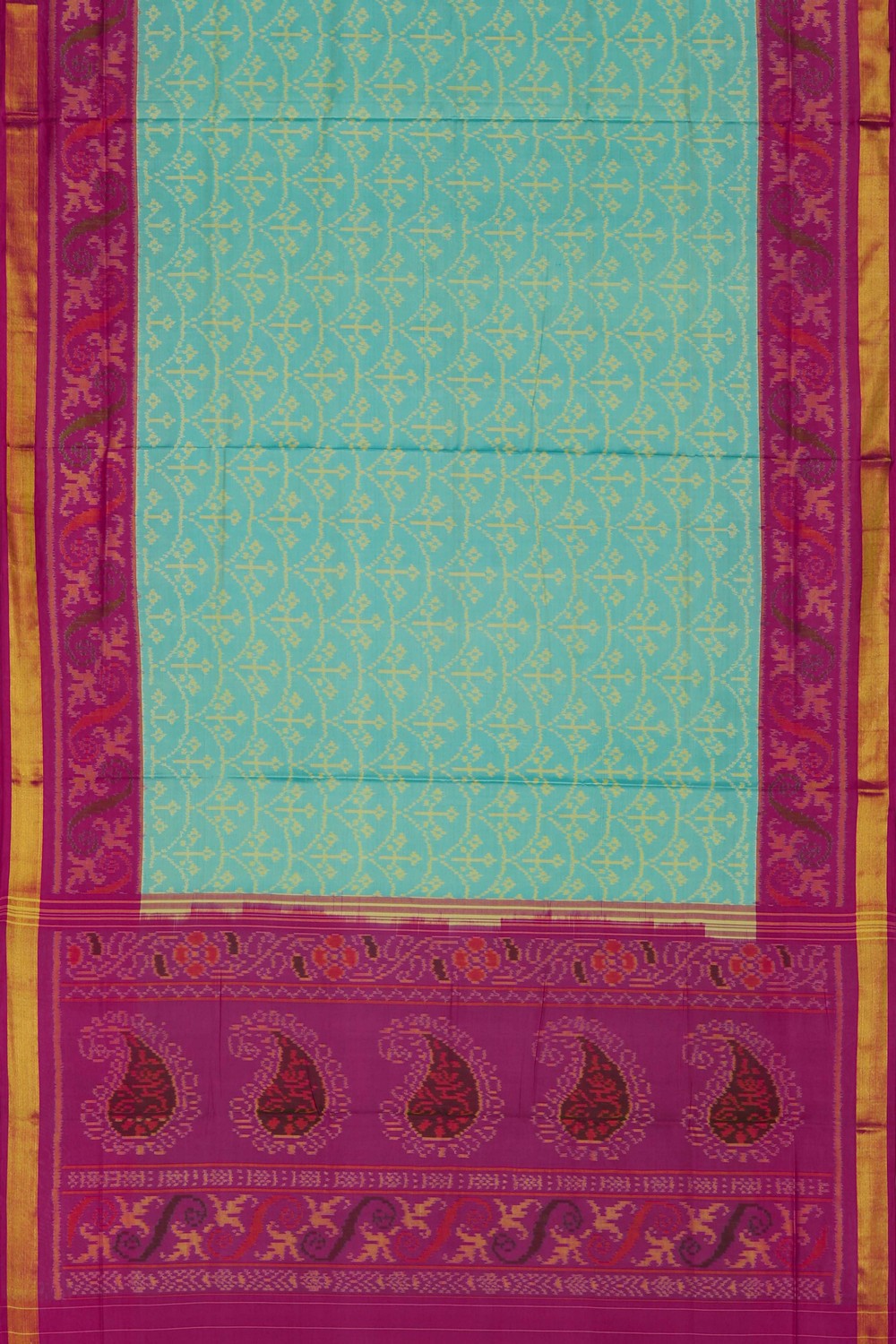 Rajkot Silk Sea Blue Saree