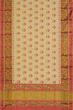 Image of Rajkot Silk Cream Saree