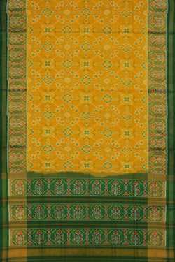 Image of Rajkot Silk Yellow Saree
