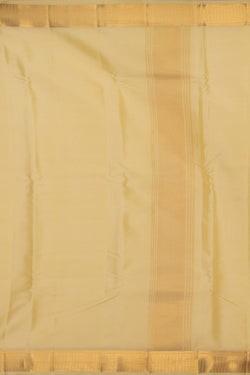 Image of Kanchi Silk Cream Dhoti With Kanduva (8 X 4) 3 PCS Set
