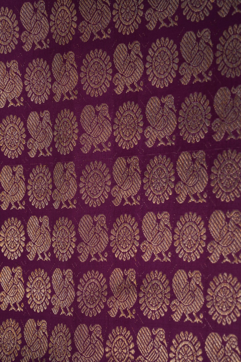 Image of Kanchipattu Brocade Purple Saree