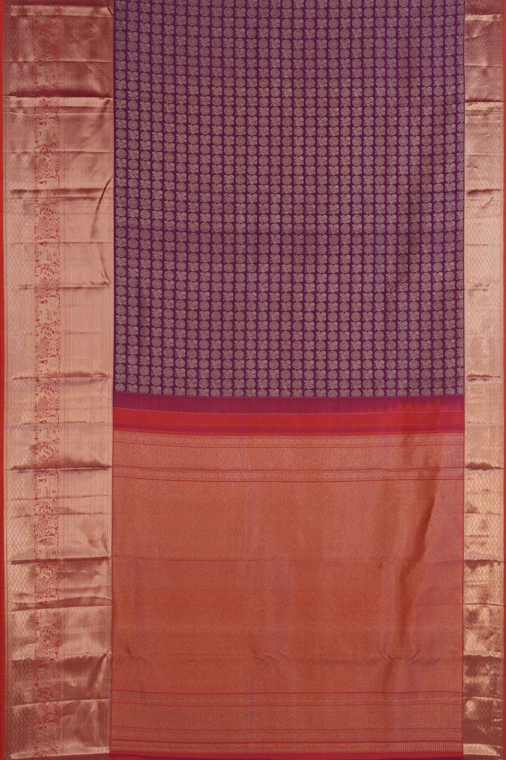 Kanchipattu Brocade Purple Saree