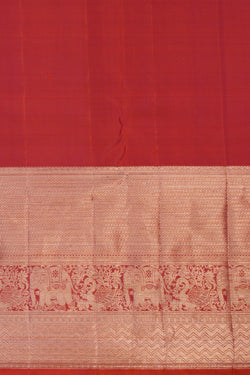 Image of Kanchipattu Brocade Purple Saree